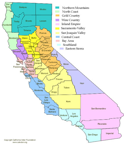 Map of California