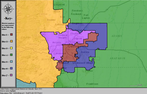 Map of Colorado