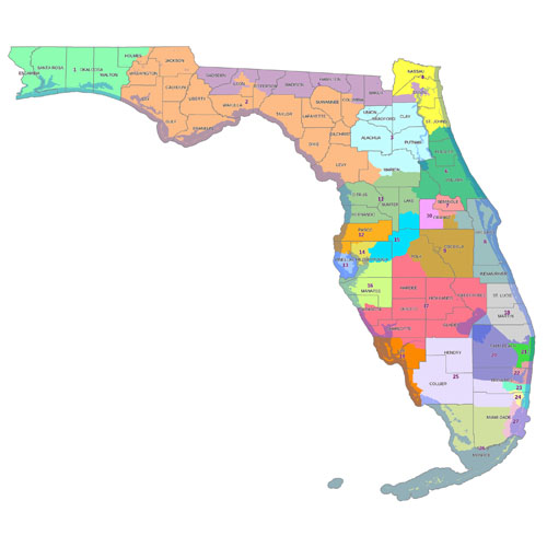 Map of Florida