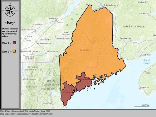 Map of Maine