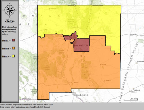 Map of New Mexico