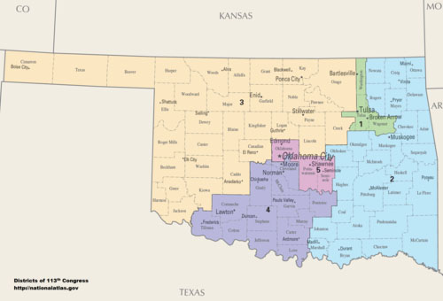 Map of Oklahoma