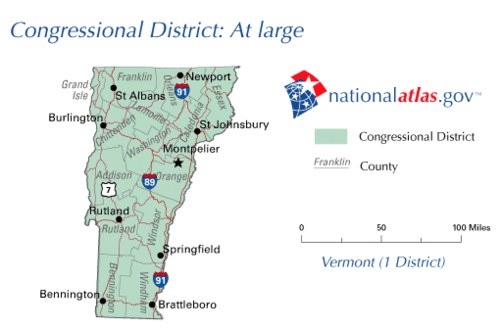 Map of Vermont